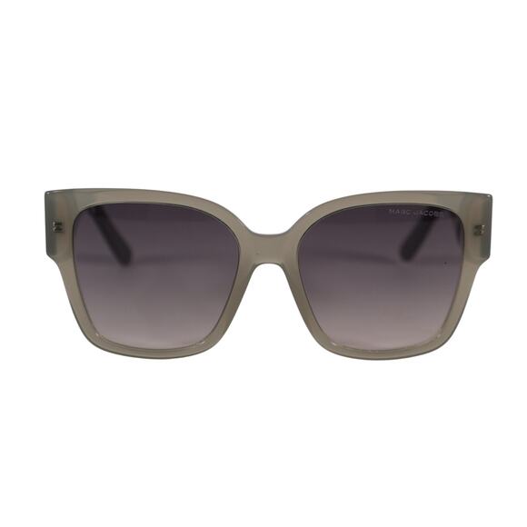 Marc Jacobs Square Womens Sunglasses - Sage / Grey Gradient - NWT - Picture 3 of 11